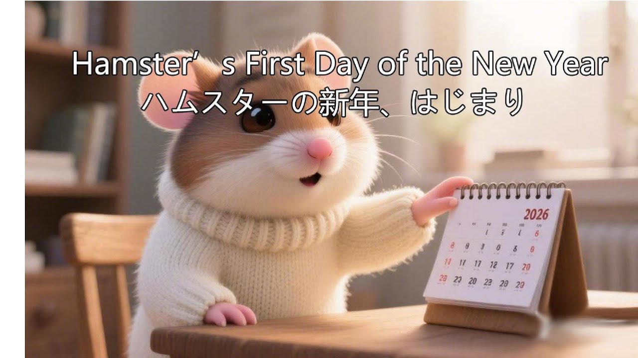 A Hamster’s First Day of the New Year | Cozy & Healing|ハムスターの新年の一日｜癒し系・静かなショートストーリー