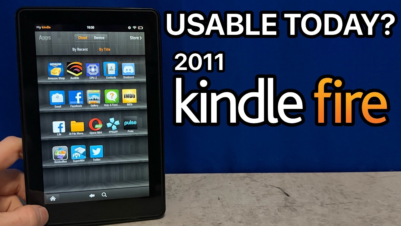 Trying to use the 1st Gen Kindle Fire in 2026...