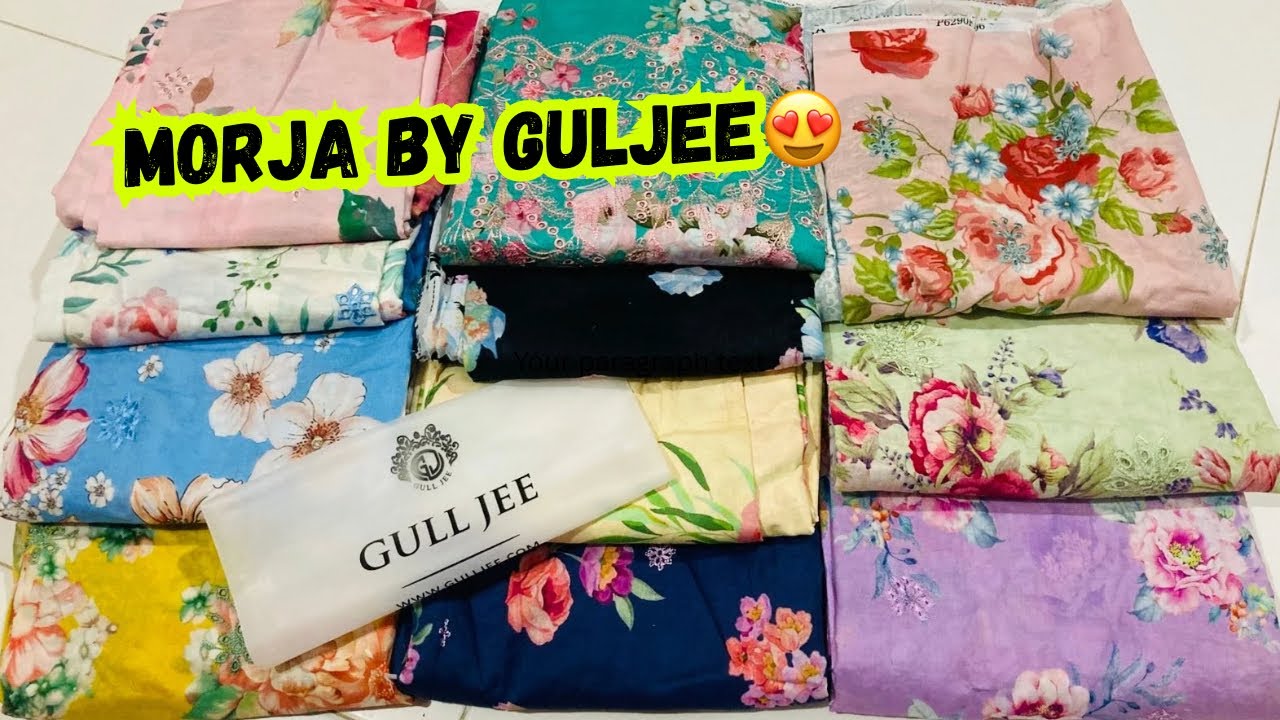 MORJA CHIKANKARI COLLECTION 2025 || MORJA BY GULJEE 2025 || LATEST CHIKANKARI 