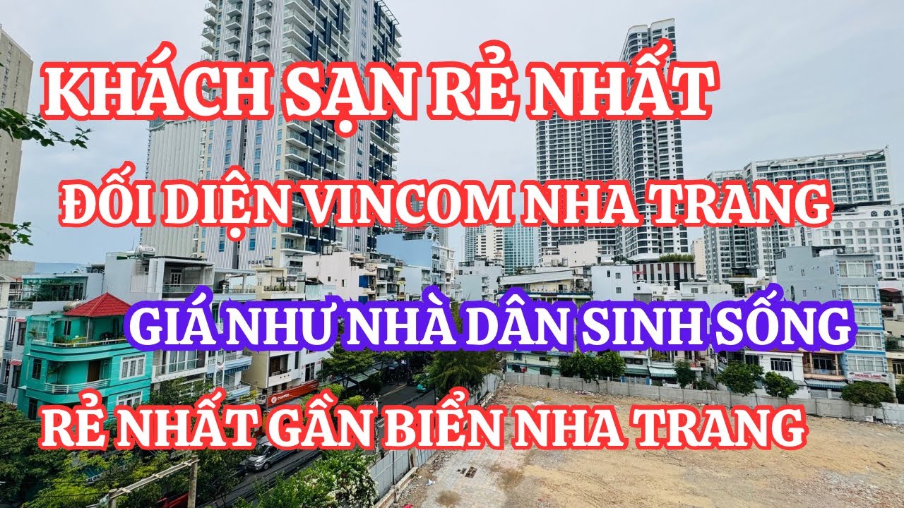 [ Tuấn Anh đã bán ] Bán Khách Sạn rẻ nhất đối diện VinCom Nha Trang | Nhà đất nha trang
