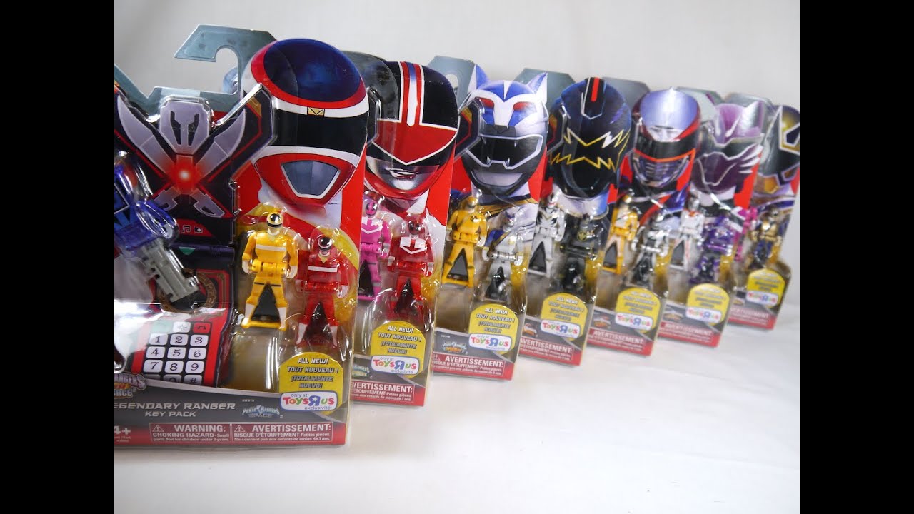 Обзор: наборы ключей Legendary Ranger 2015 года Wave 2 (Power Rangers Super Megaforce)
