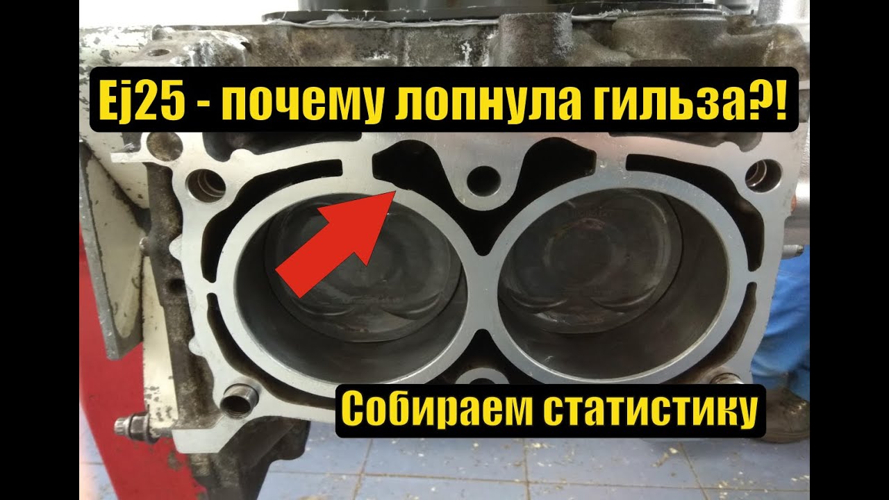 Мотор Subaru EJ257 - Глава 3. Почему лопнула гильза?