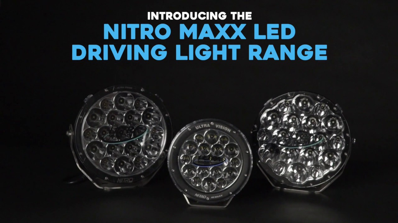 NITRO MAXX DRIVING LIGHT RANGE FROM ULTRA VISION