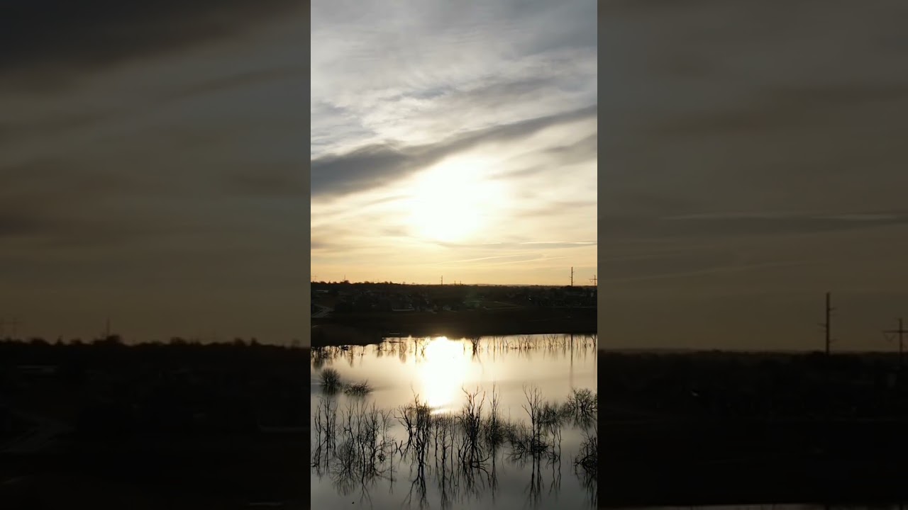 Westminster Lake Dawn and Dusk Near Gatlin Nebraska #lakevideo #lake #nature #lakelife #sunset