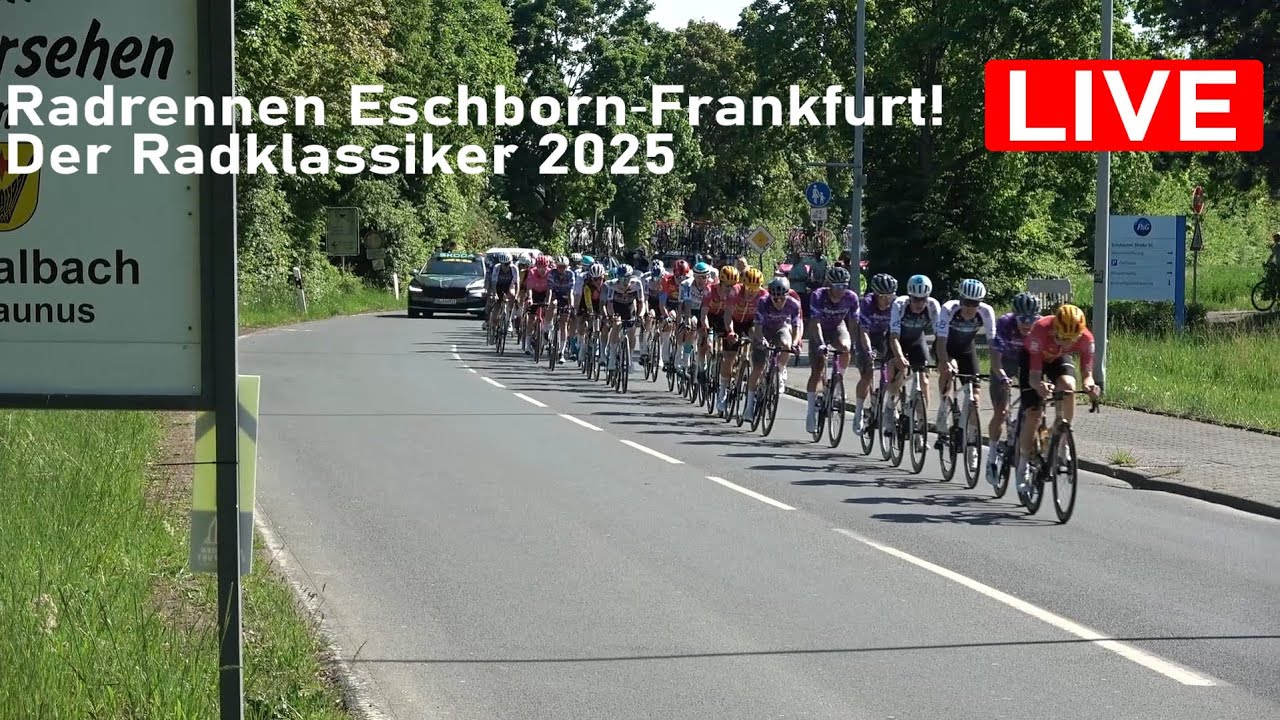 LIVE: Radrennen Eschborn–Frankfurt!  🚴 Der Radklassiker 2025