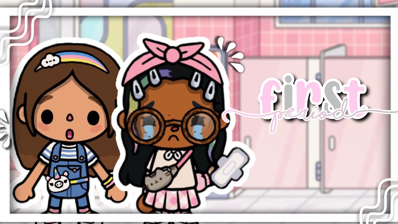 ೃ⁀➷ FIRST PERIOD *CHAOTIC* 😬🩸 || 🔊 *VOICED* || Toca Boca Tiktok Roleplay ✰ ✧˚ · 
