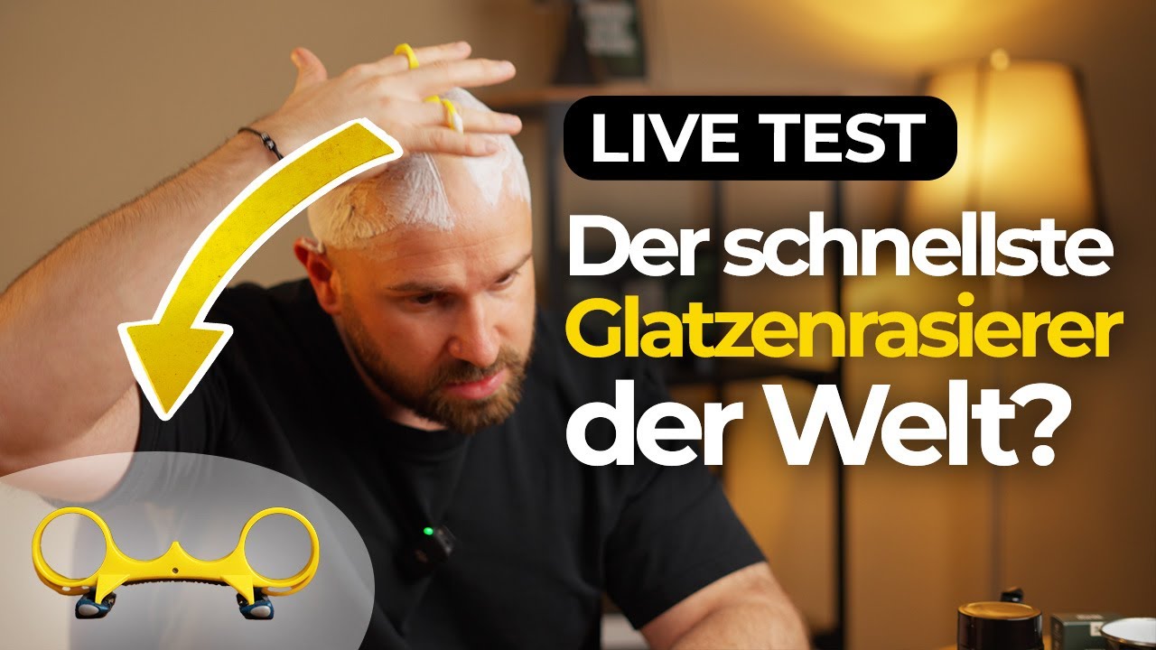 TWINSHAVER 🪒 Ich teste den schnellste Glatzenrasierer der Welt? 👨‍🦲