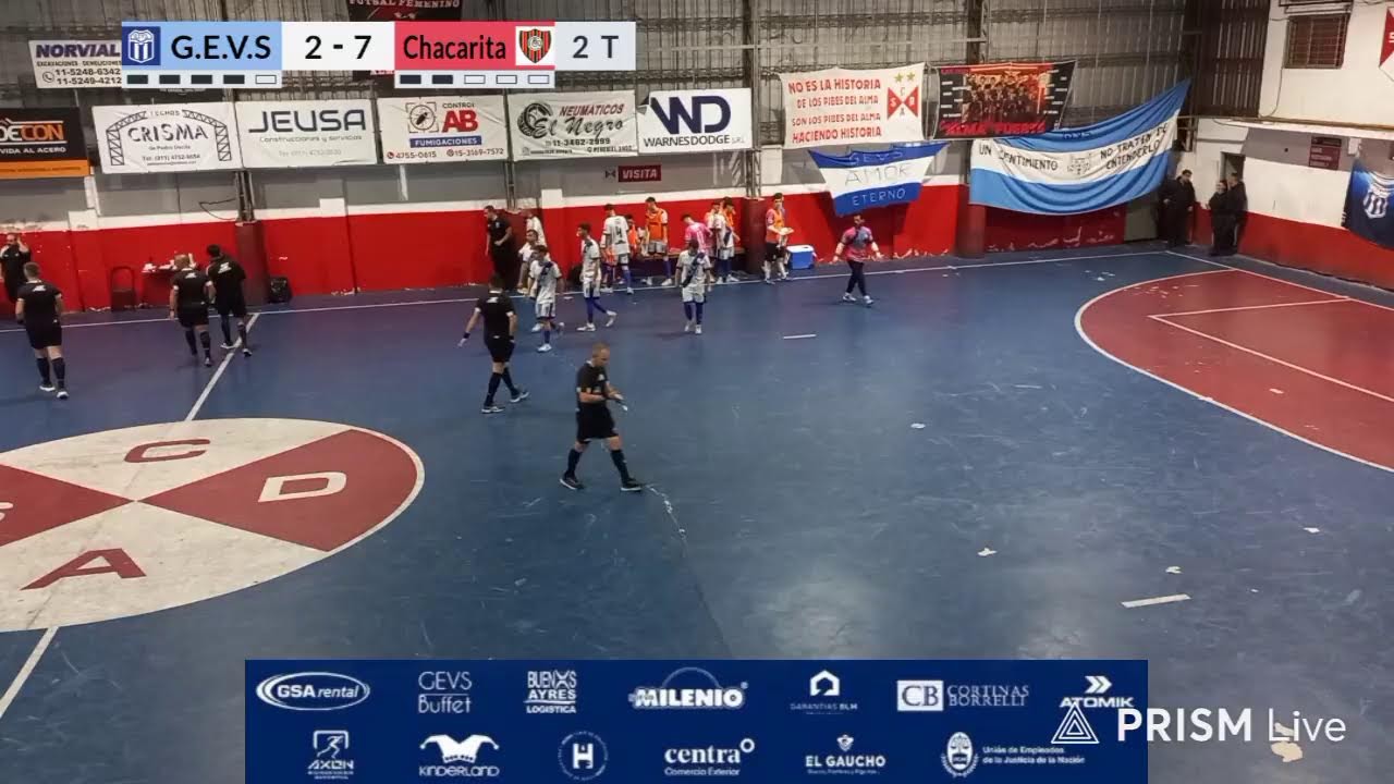 Gevs futsal está en vivo