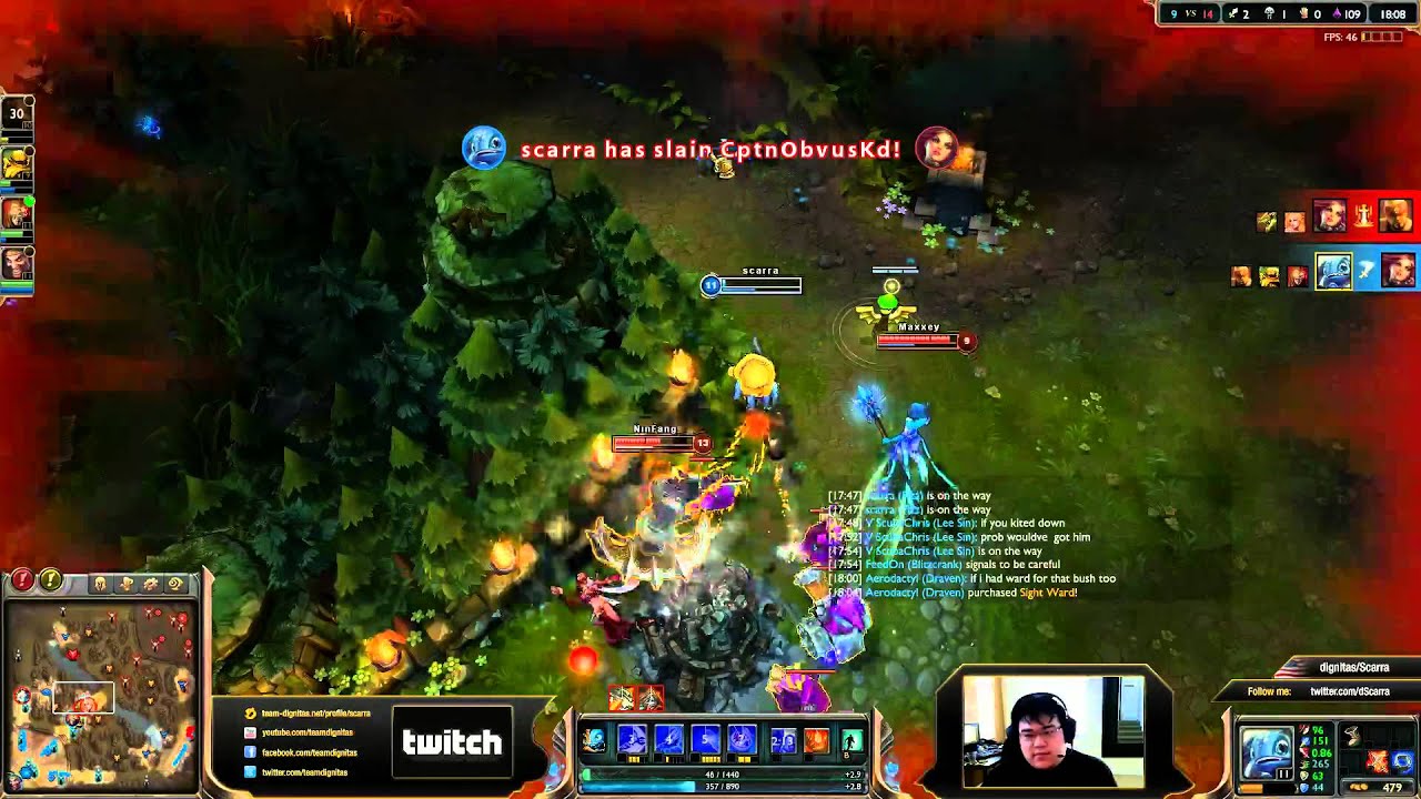 Scarra - Fizz vs Renekton mid (Challenger l)