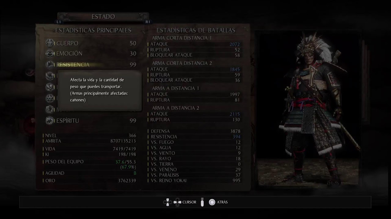 Nioh Run Sabios 