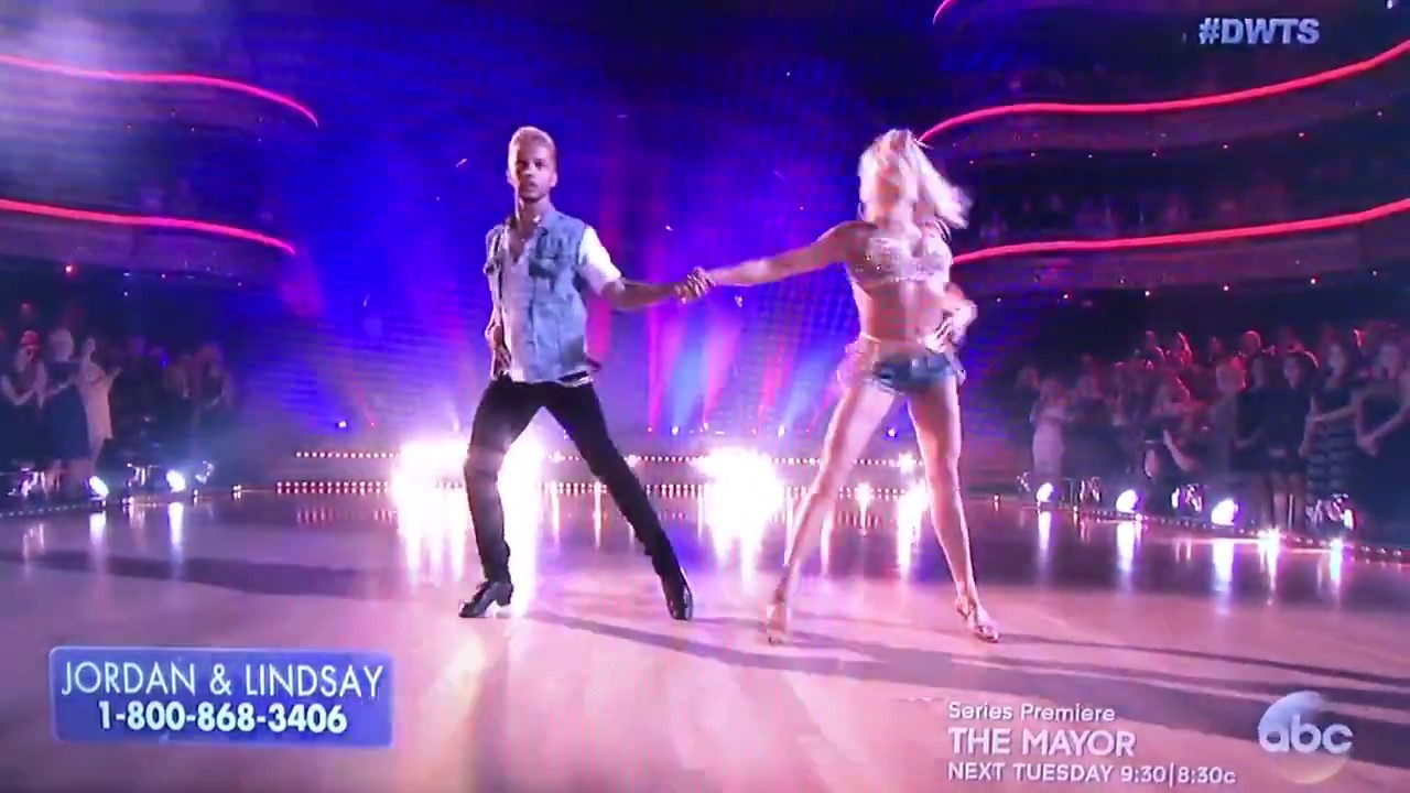 Lindsay and Jordan Fisher Latin night