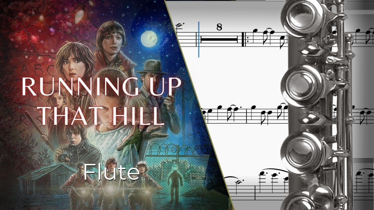Running Up That Hill – Flute Sheet Music 🎶 | Stranger Things (Scrolling Score)
