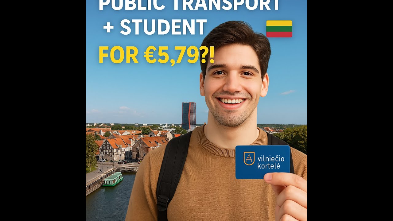 Unlimited Public Transport in Lithuania for Less Than &euro;6/month! 🇱🇹 | Study Abroad with Baltic Rose