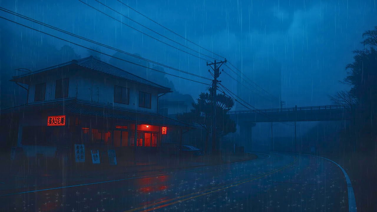 Rainy Japanese Night ’94 📼 | VHS Lo-Fi Ambience