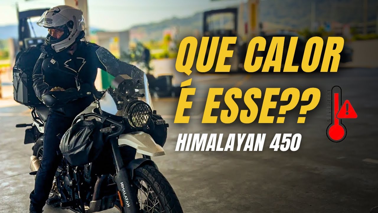 ESQUENTA DEMAIS? MOTOR DA HIMALAYAN 450 EM UM DIA NORMAL DE VERÃO! #himalayan450 #royalenfieldbr 