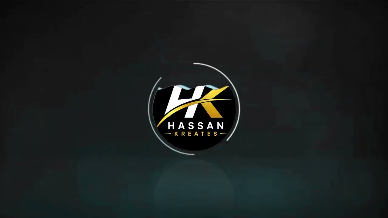 Clean 3D Liquid Logo Animation Reveal 🌊✨ | Hassan Kreates 