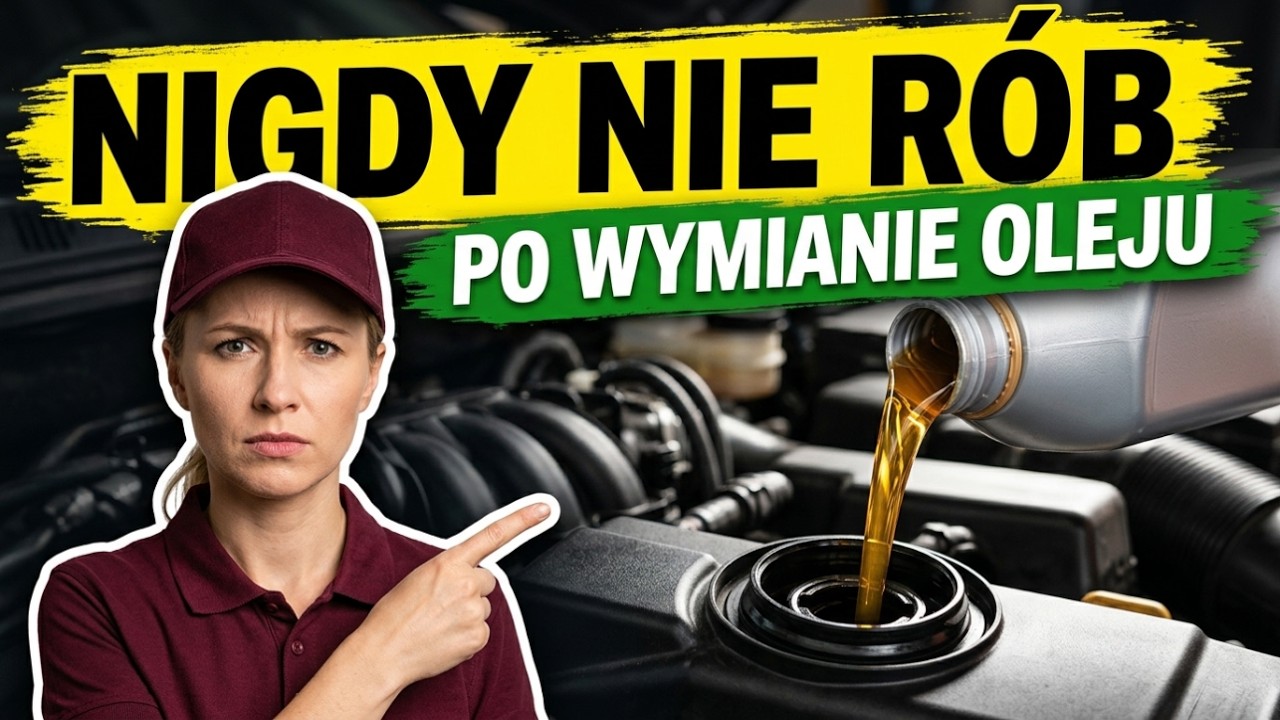 NIGDY nie r&oacute;b TEGO po wymianie oleju! (NISZCZY silnik SZYBCIEJ niż myślisz)