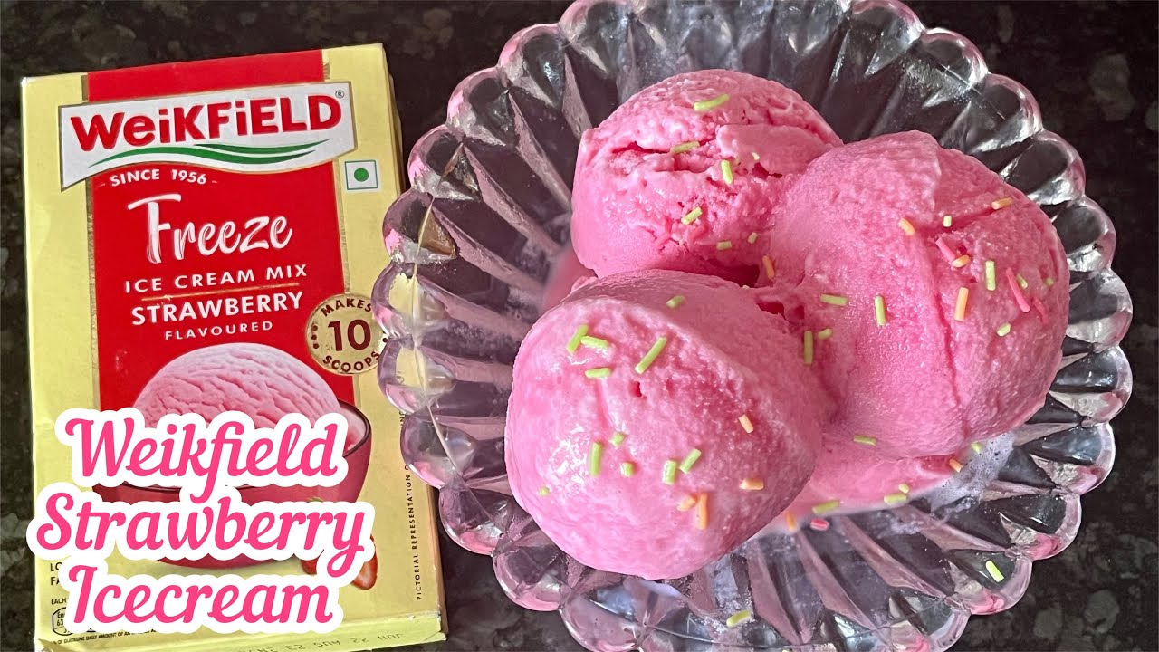 Weikfield Freeze Ice Cream Mix Strawberry Flavour | Weikfield Strawberry Ice Cream | Weikfield