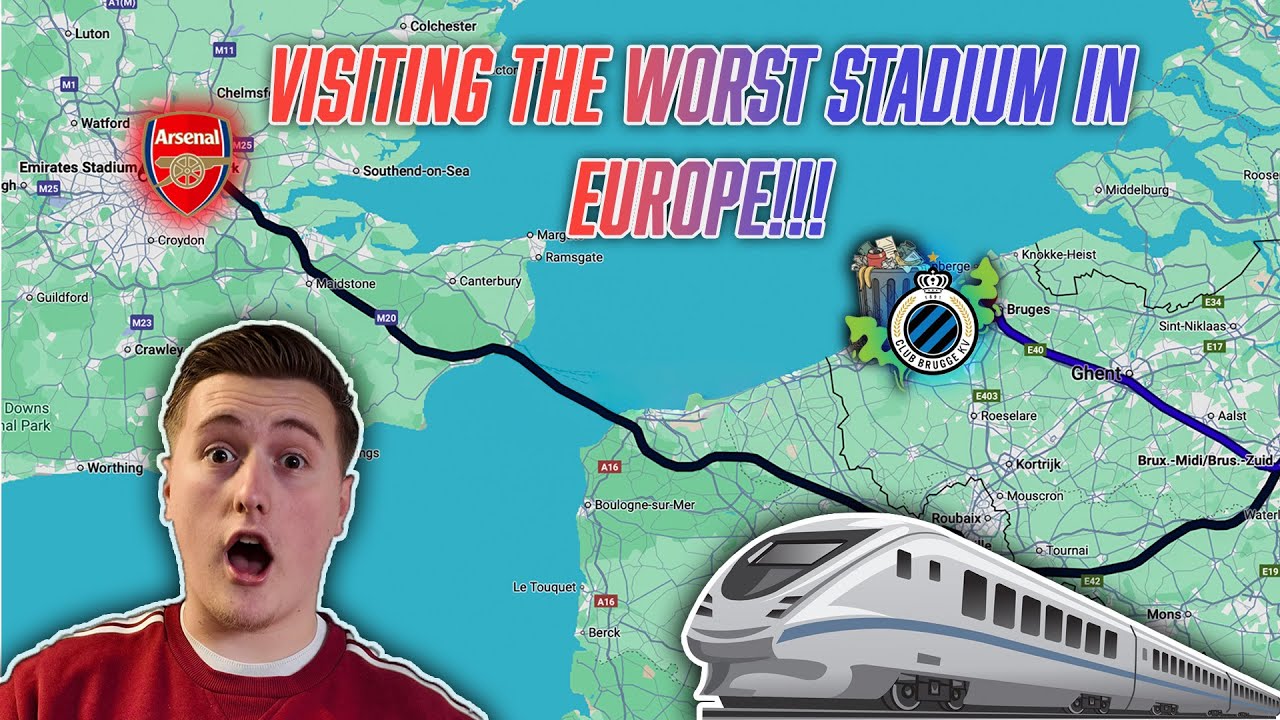 I VISITED THE WORST STADIUM IN THE CHAMPIONS LEAGUE| CLUB BRUGGE VS ARSENAL UCL MATCHDAY VLOG