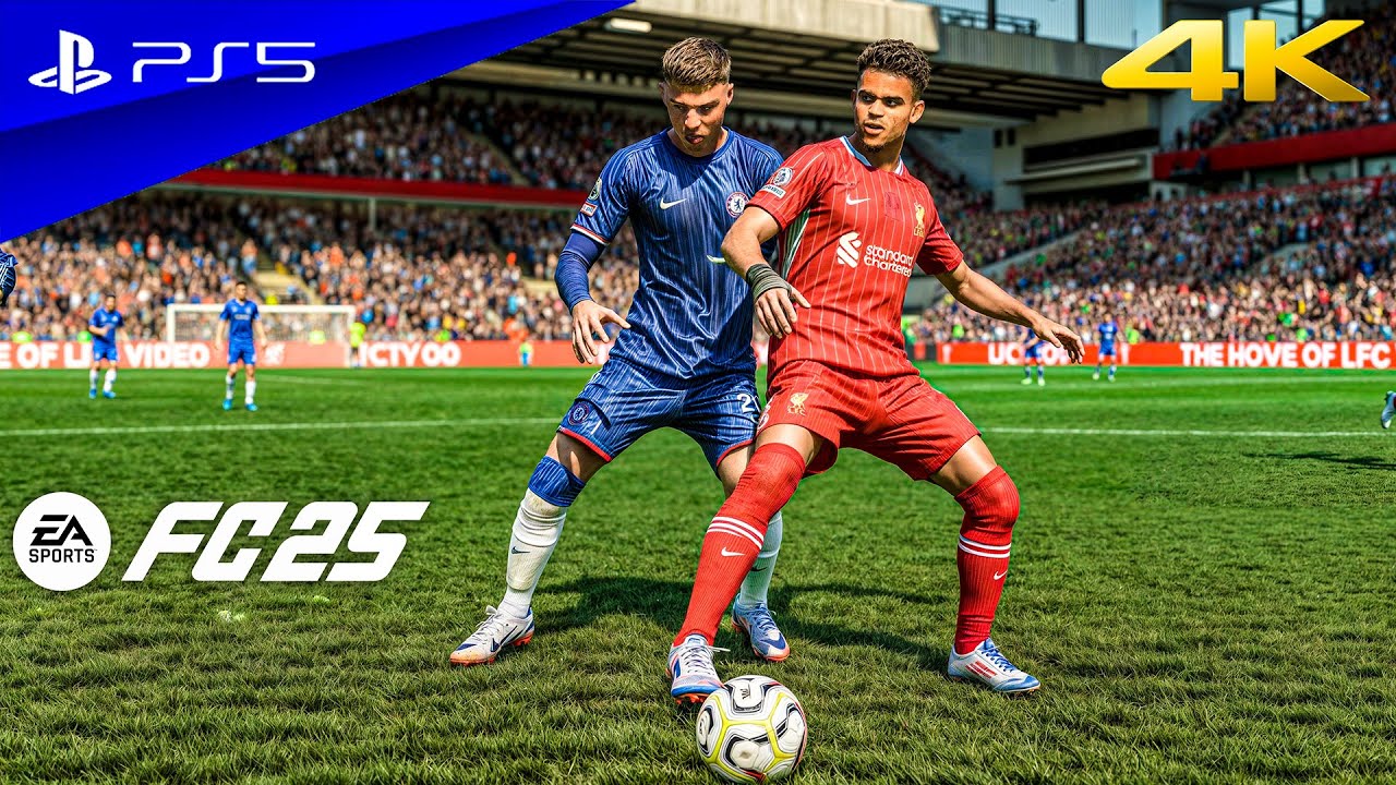 FC 25 - Liverpool vs. Chelsea Ft. Palmer, Salah, at Anfield Premier League 24/25 | PS5™ [4K60]