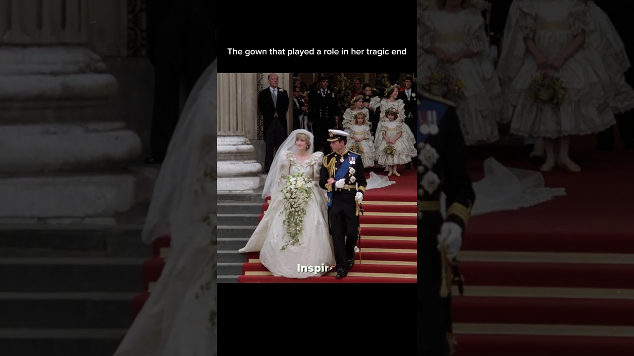 princess Diana wedding gown #shorts