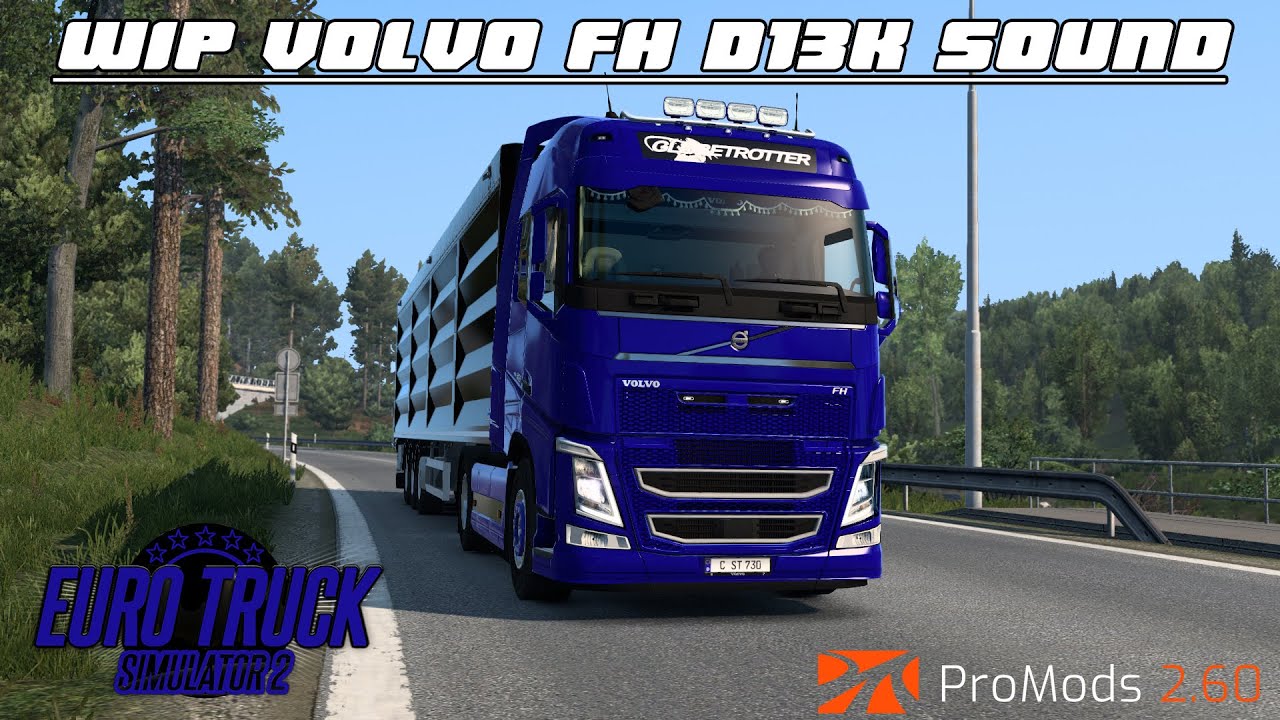 WIP FH D13K SOUND! | ETS2 1.43 | ProMods 2.60 | VOLVO FH 500 | Rzeszów - Brno