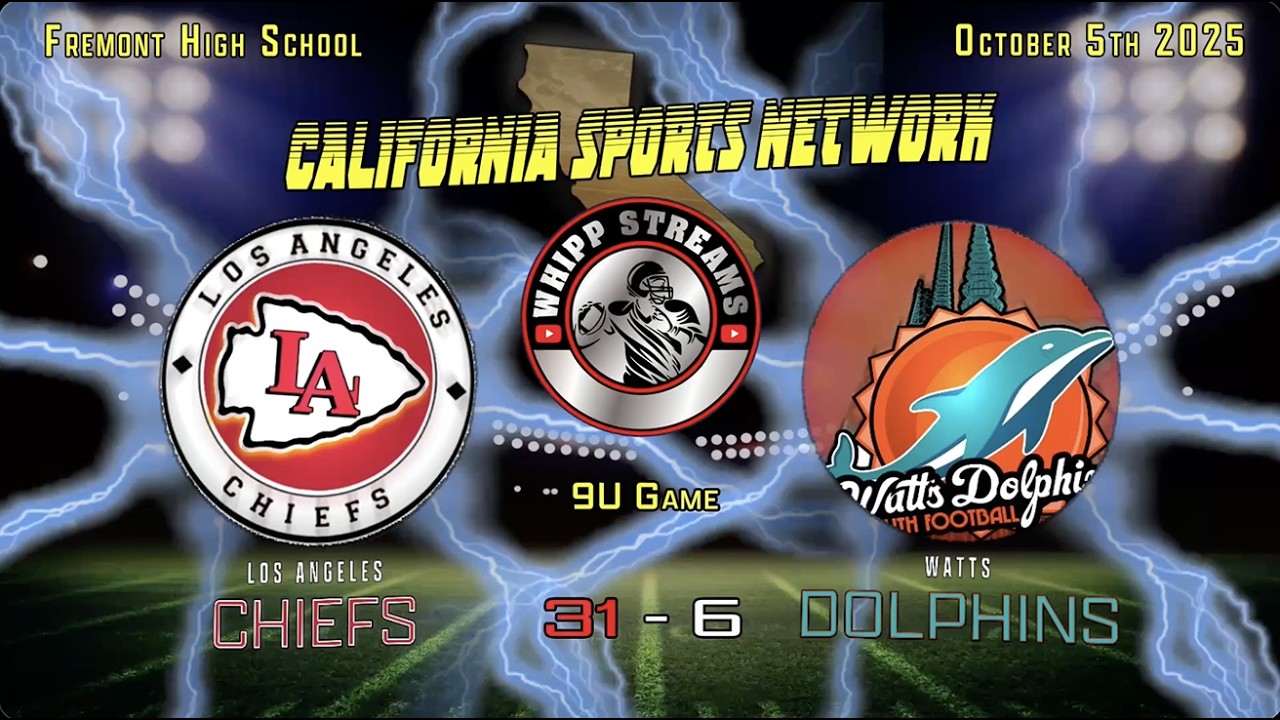 9U - LA Chiefs 31 vs Watts Dolphins 6