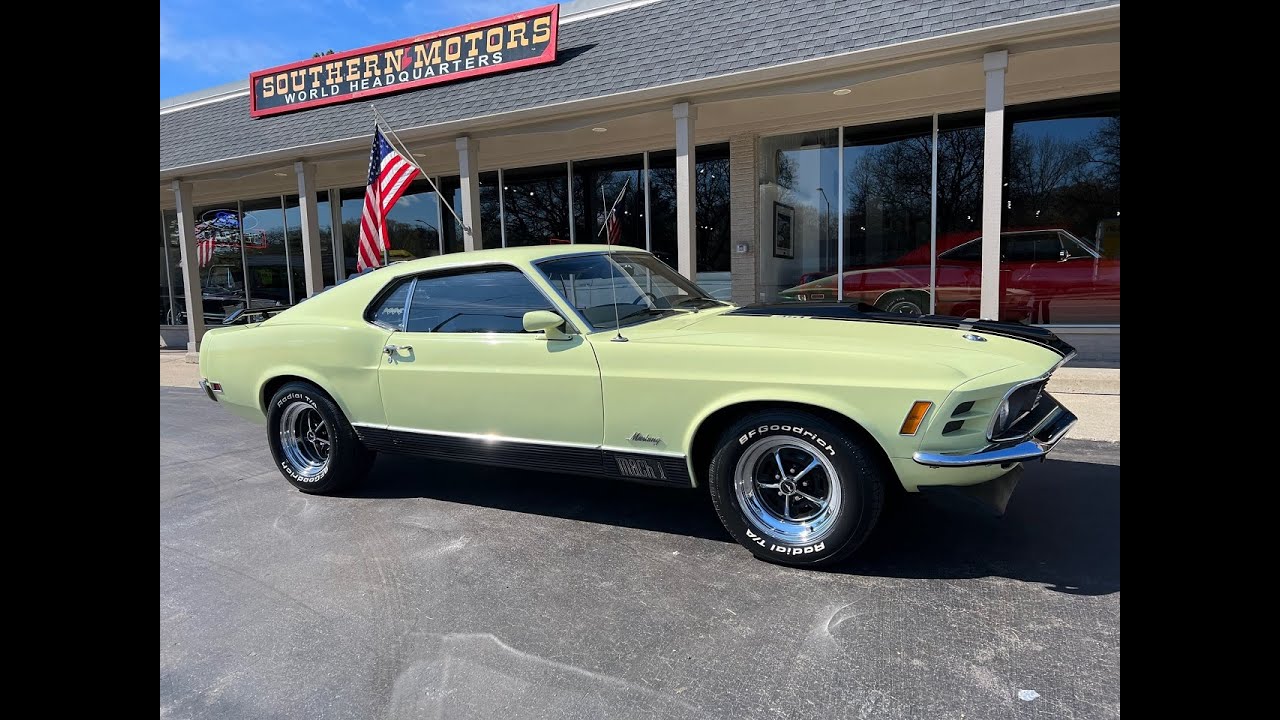 1970 Ford Mustang Mach 1 $58,900.00