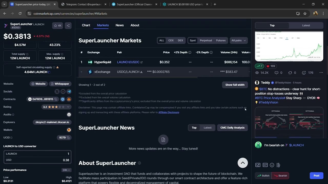 Is SuperLauncher ($LAUNCH) Token Legit or Scam ??