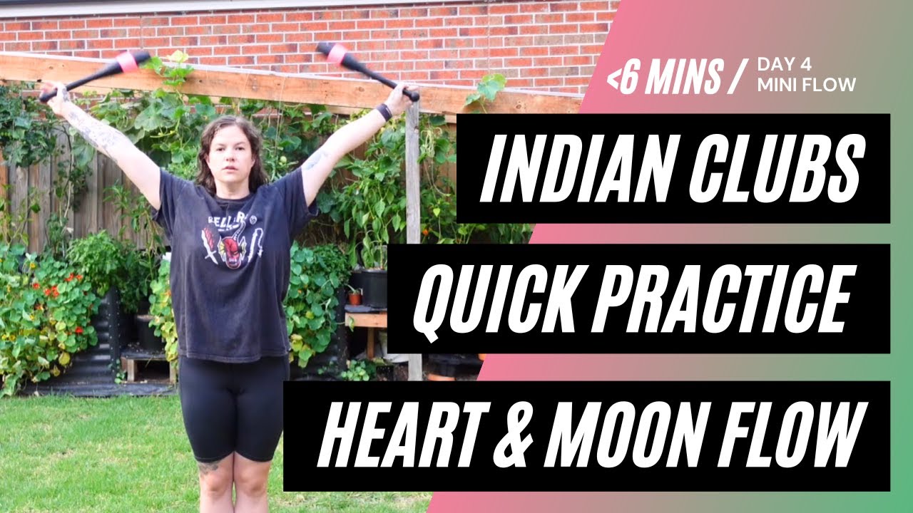 learn a basic indian clubs flow