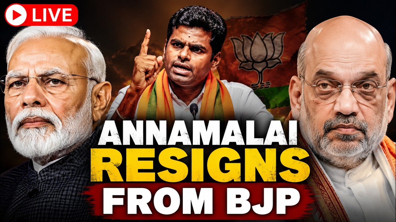K Annamalai Resigns From BJP LIVE | New Party Announcement Today  | Tamil Nadu Politics Shocker