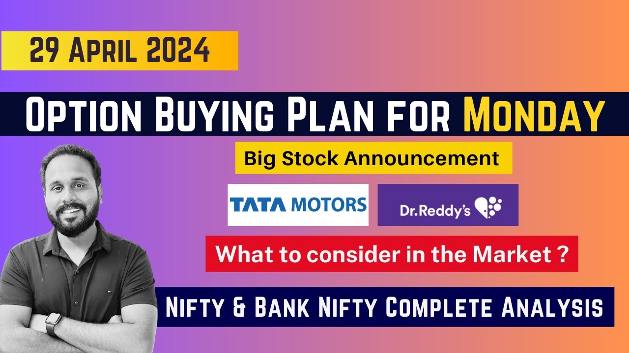 ПРОГНОЗ NIFTY НА ЗАВТРАШНИЙ ДЕНЬ И АНАЛИЗ BANKNIFTY НА 29 АПРЕЛЯ 2024 Г. | АНАЛИЗ РЫНКА НА ЗАВТРАШНИЙ ДЕНЬ