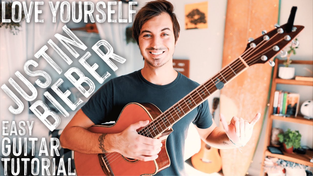 Love Yourself Justin Bieber Guitar Tutorial // Love Yourself Guitar // Guitar Lesson #893