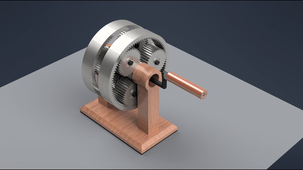 Planetary Gearbox Model (Autodesk Inventor)