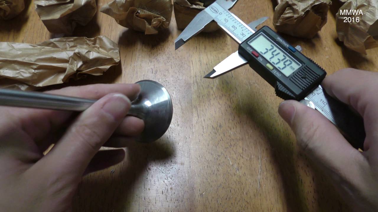 M100.985 Rough Dimensions of Intake Valves (New)
