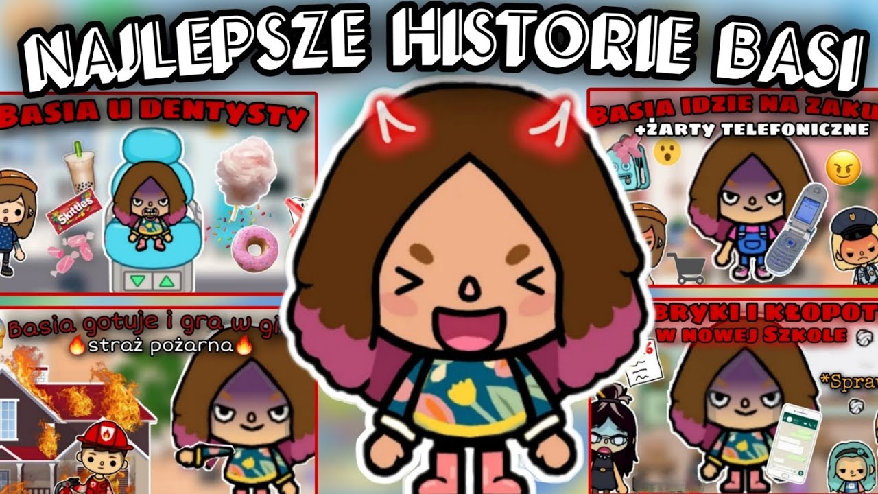 😈 ZŁA BASIA - NAJLEPSZE HISTORIE 😈| MEGAPACK | TOCA BOCA HISTORYJKI PO POLSKU |