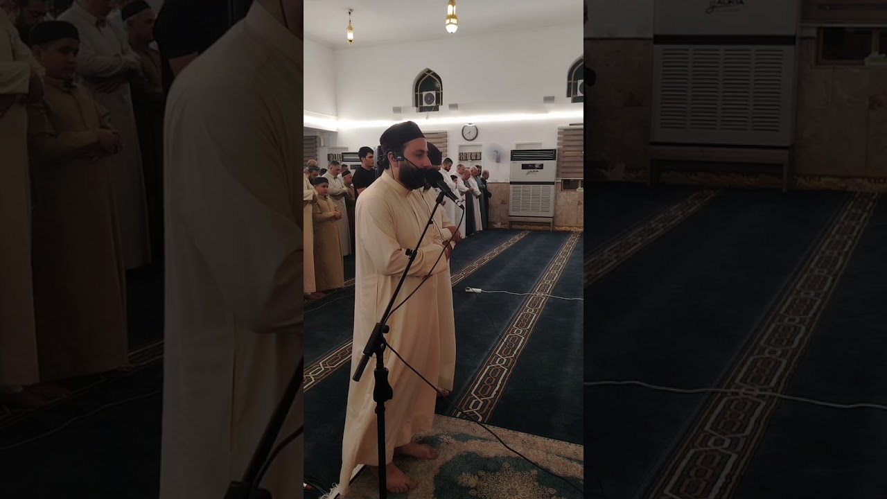 جانب من صلاة المغرب في جامع الحميد المجيد في الصليخ يوم المولد لفضيلة الشيخ الدكتور عمار العبيدي 