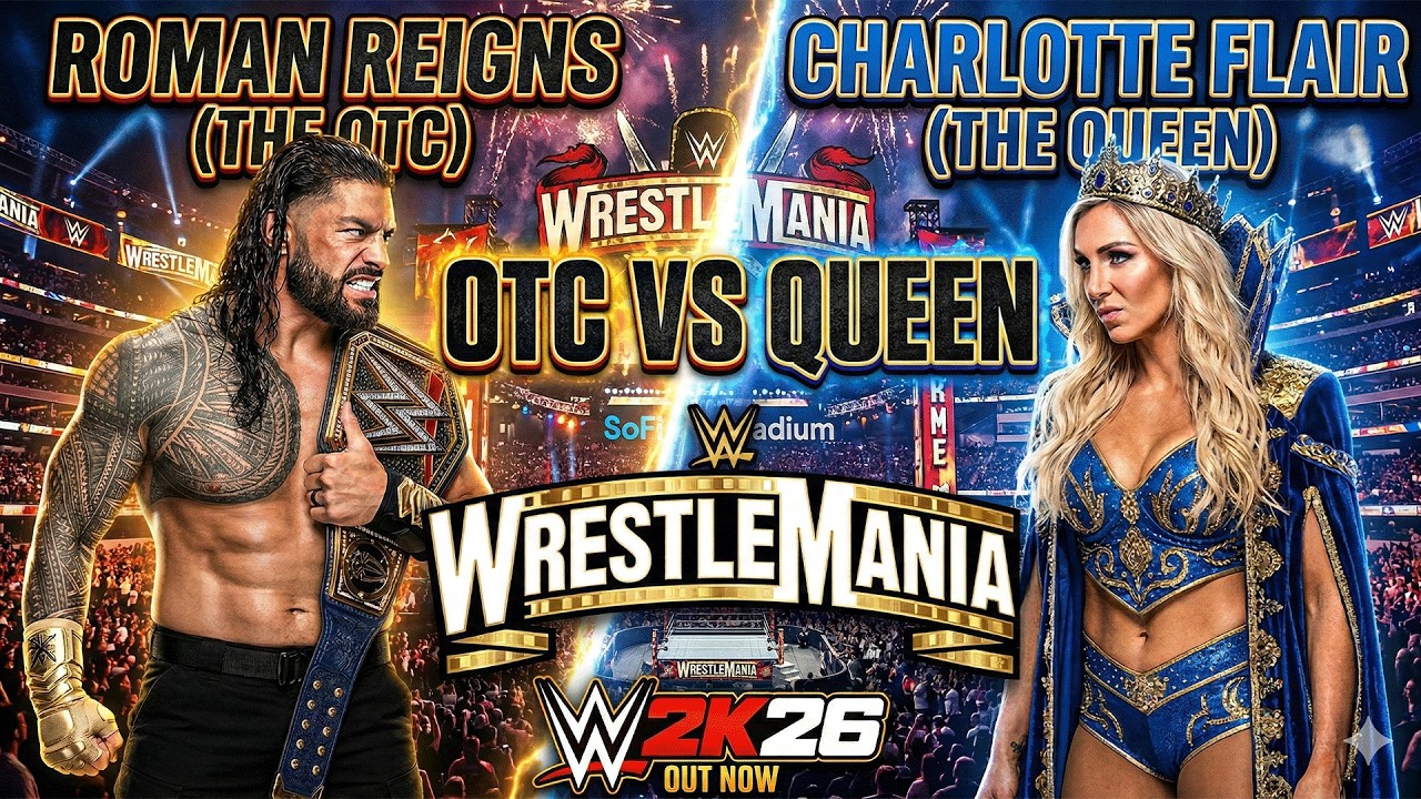 WWE LIVE🔴: ROMAN REIGNS VS QUEEN CHARLOTTE FIGHT PART- 42 #verticallive #wwelivetoday