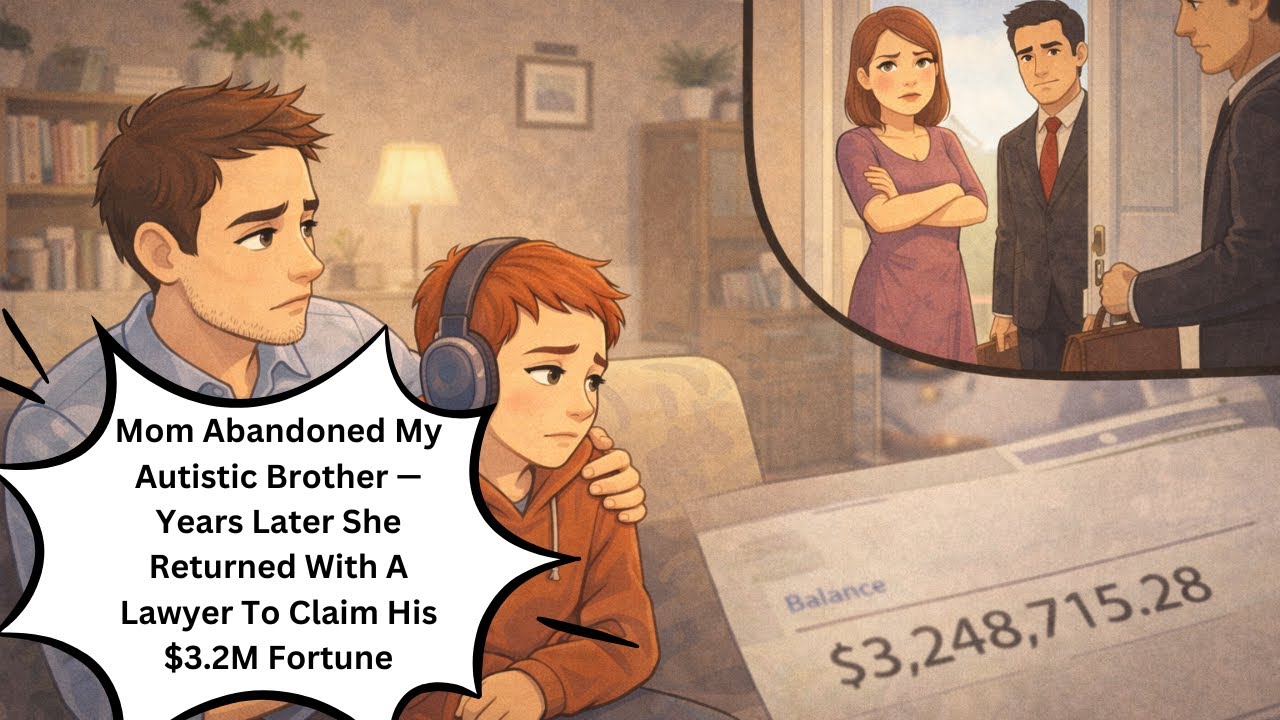 Mom Abandoned My Autistic Brother — Years Later She Returned With A Lawyer To Claim His$3.2M Fortune