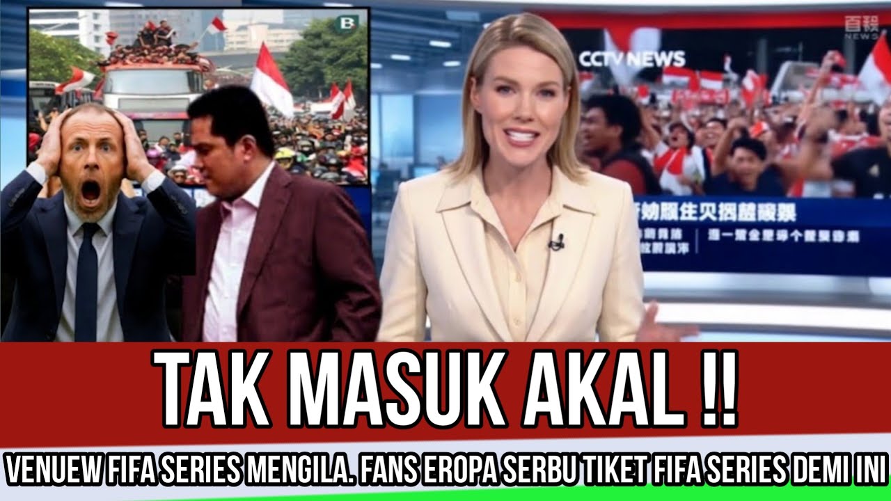 INI BENAR-BENAR GILA‼️SUPORTER EROPA TERDIAM LIHAT VENUE FIFA Series DIINDONESIA FANS EROPA WAR TIKT