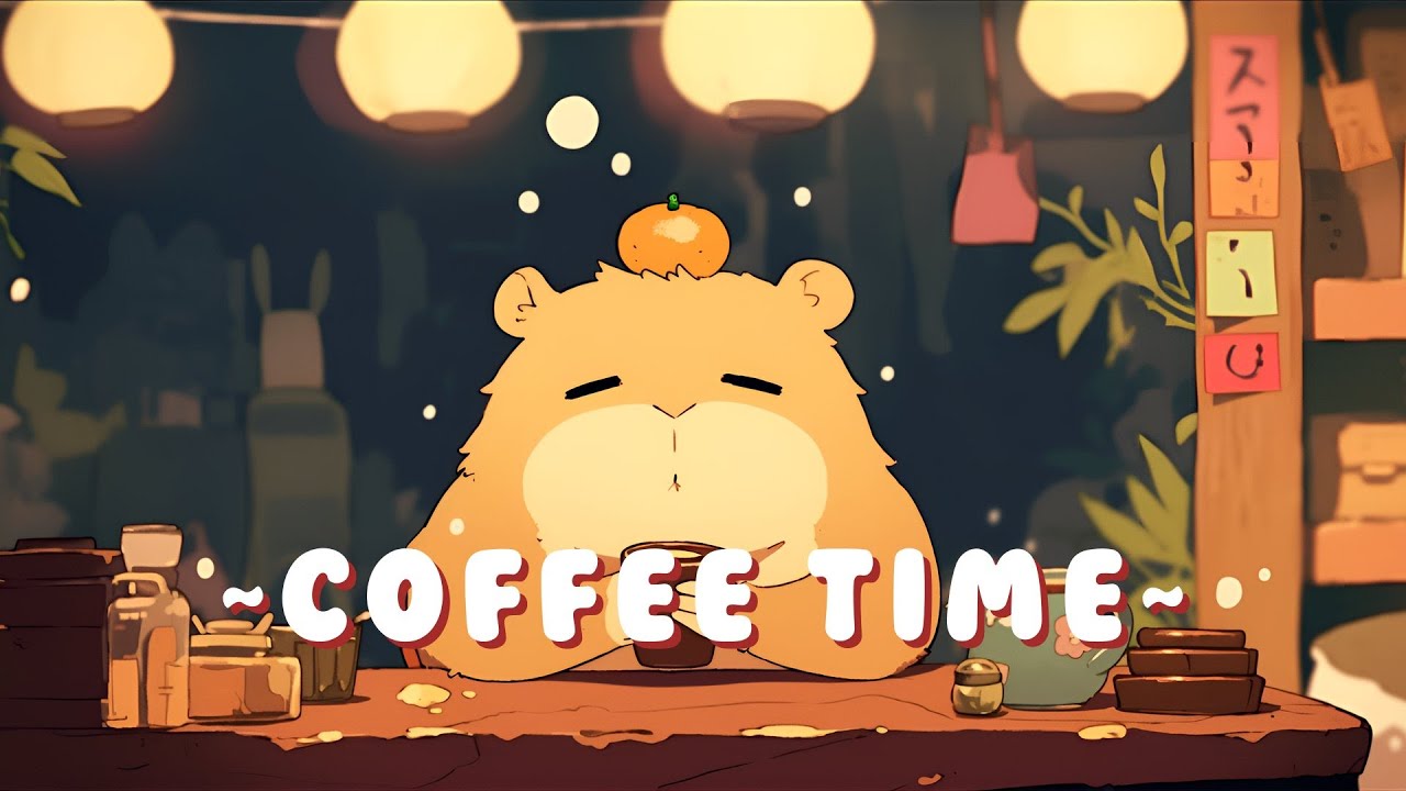 Capybara Lofi Collection - Ambient Study Beats Mix ~ Peaceful Moments ~ 🦫 🎮 ☕ | Focus Helper