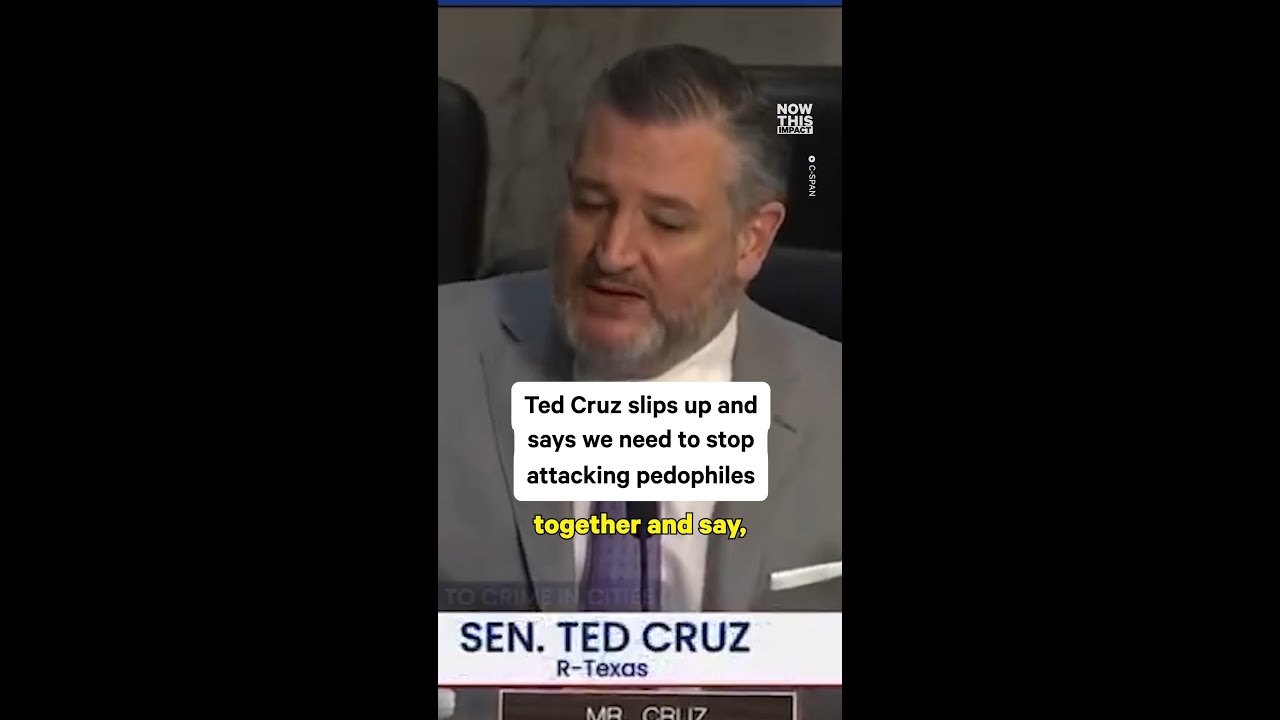 Ted Cruz m&oacute;wi: Przestańcie atakować pedofil&oacute;w