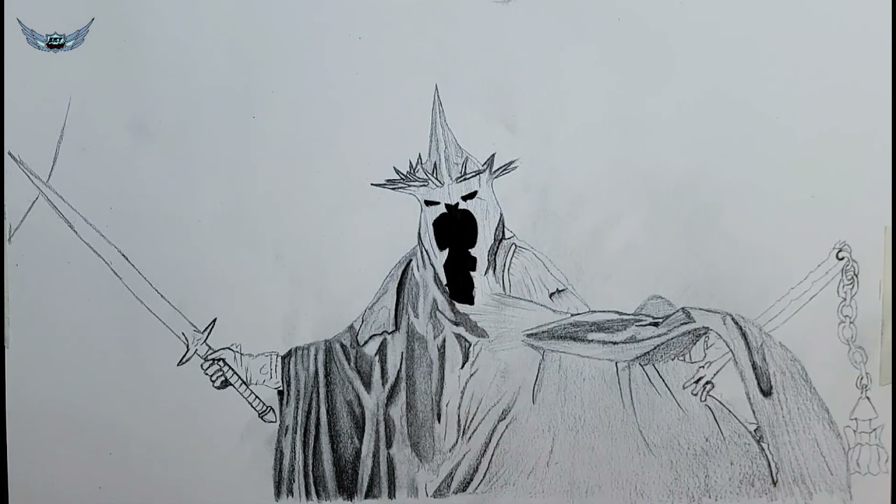 How To Draw the WITCH KING - Lord of the Rings -