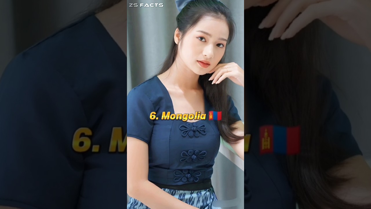 top 10 asian countries with most beautiful woman #asia #beautifulgirl #shorts