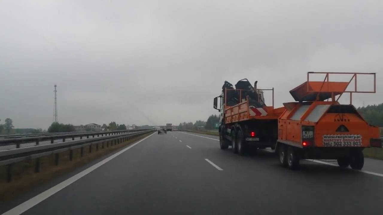 roads in Poland - Expressway S7 / дороги в Польша- S7 Автомагистраль