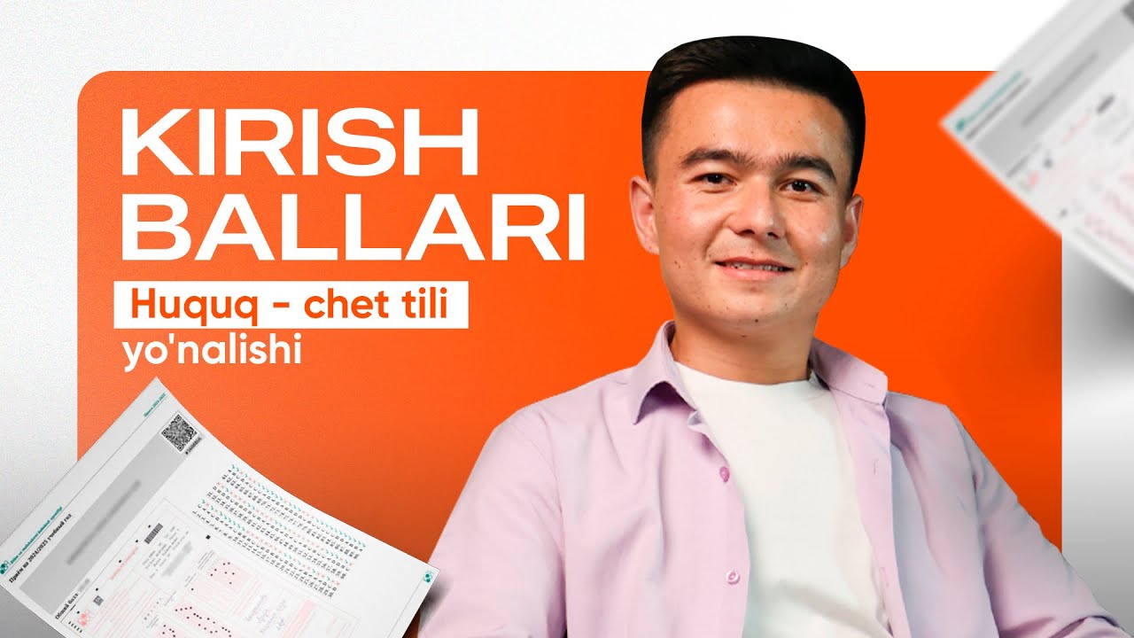 Yo'nalish Tanlash 2024 | Huquqshunoslik - Chet tili