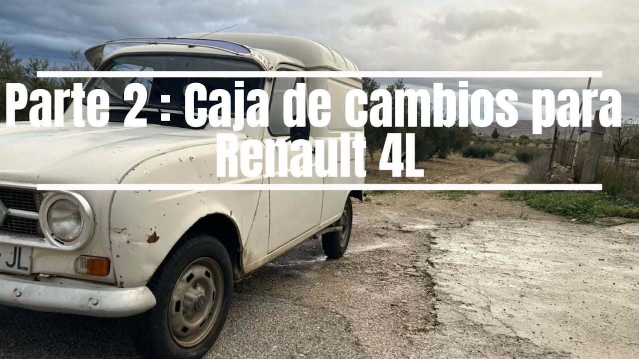 Parte 2 de la caja cambio 5v Renault 4l