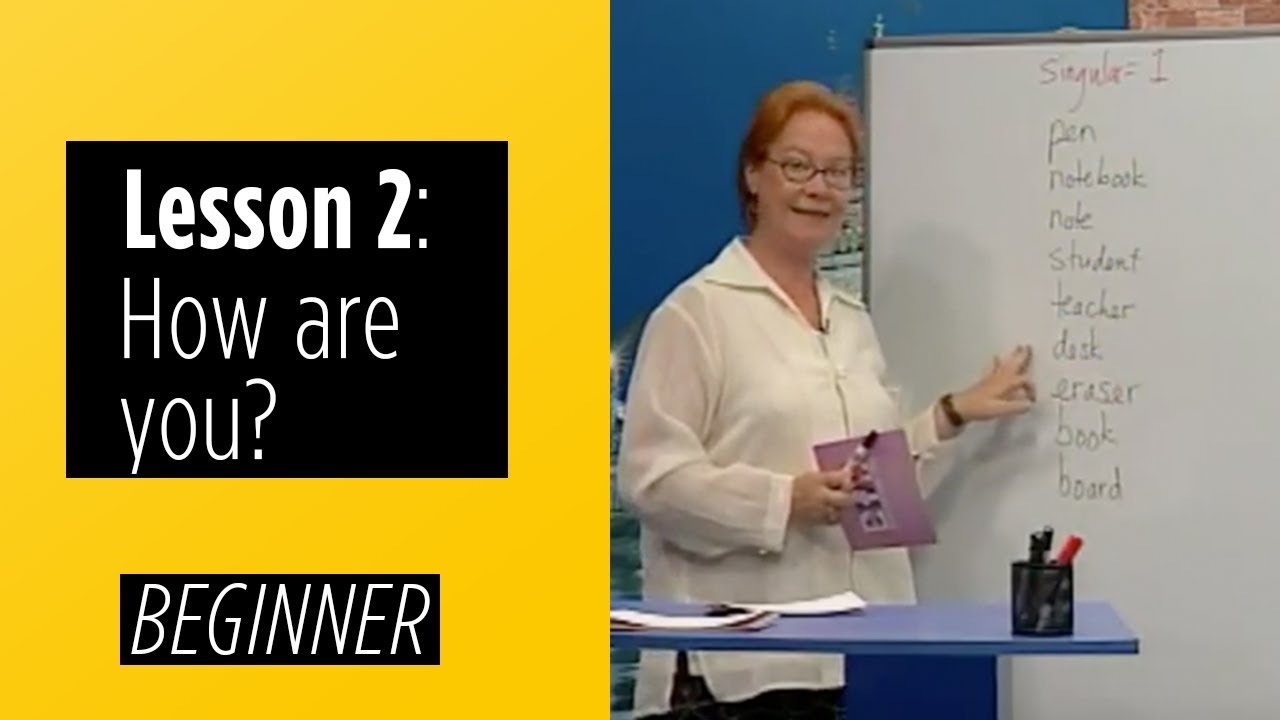 Beginner Levels - Lesson 2: How Are You?