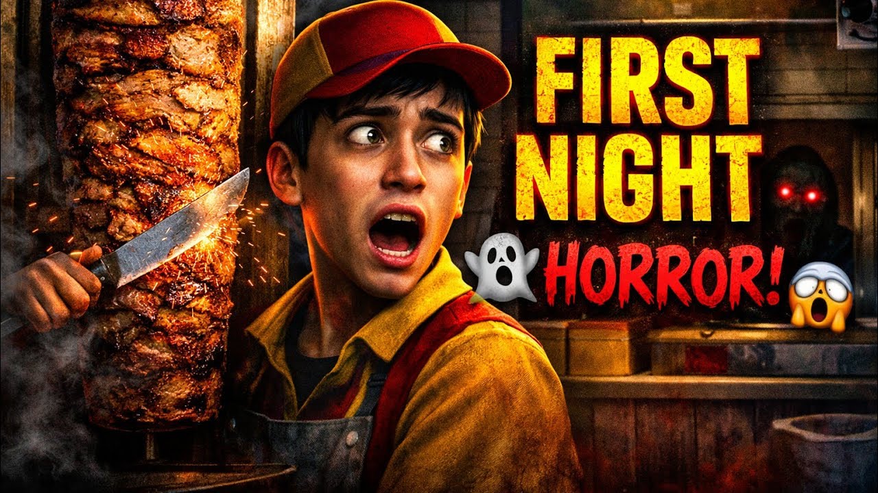 My First Night at the Shawarma Shop 😨 | Scary Simulation Game / 103-365 days.......
