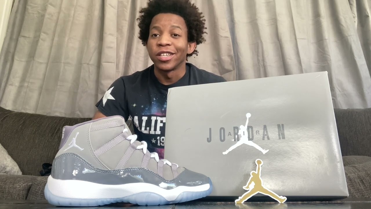 Jordan 11 Cool Grey Unboxing Review + ON FEET